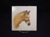 horse painted on tile